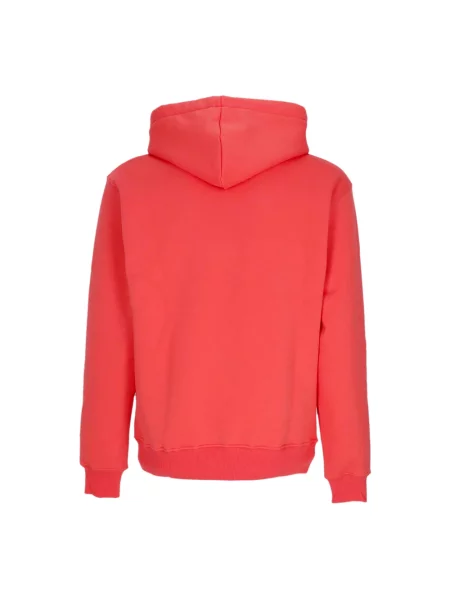Bluza z kapturem Alpha Industries z kapturem czerwona