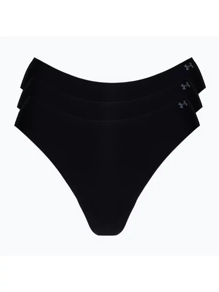 Majtki Under Armour Pure Stretch Ns Thong 3 szt. black czarne