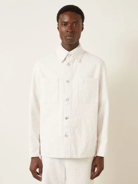 Fendi Koszula Typu Overshirt weiss biała