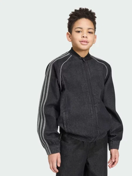Бомбер Adidas черный