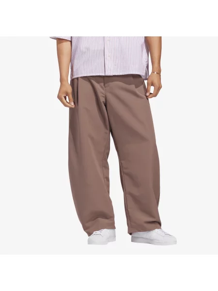 Pantaloni adidas Originals Woven Barrel Pant Trace Brown M maro
