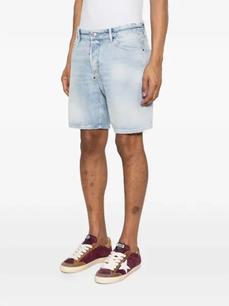 Pantaloni scurți Dsquared2 cu 5 buzunare albastru