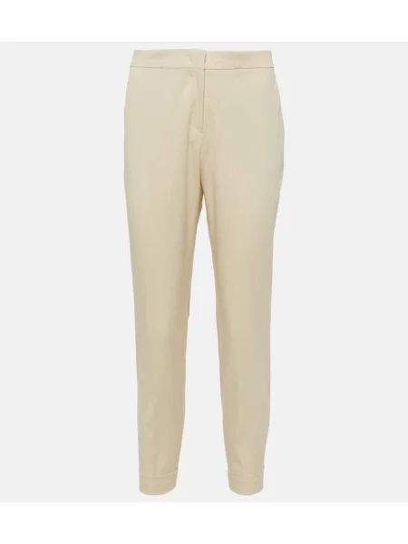 Pantaloni Etro cu talie înaltă bej