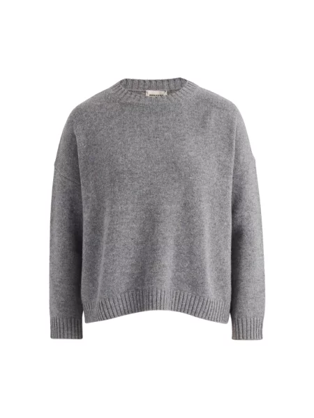 Sweter Weekend Max Mara wełniany szary