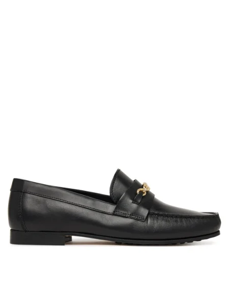 Colier Tommy Hilfiger din piele negru