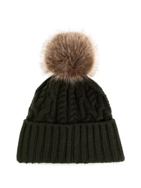 Căciulă Moncler de lână verde