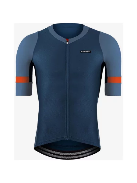 Koszulka rowerowa Etxeondo Mendi krótki rękaw niebieskawy S niebieska