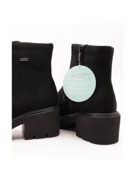 Pantofi Viguera din piele de căprioară negru