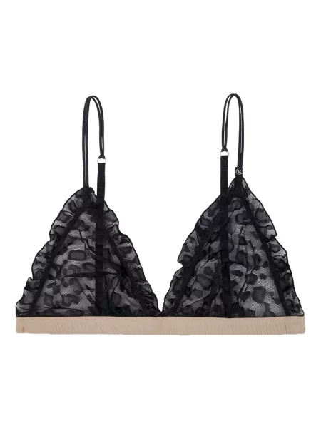 Сутиен Love Stories с волани черно