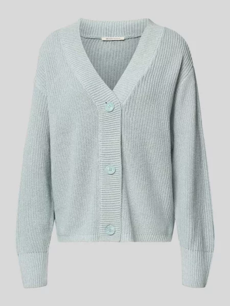 Kurtka z dzianiny o kroju regular fit z mieszanki bawełny Tom Tailor Denim