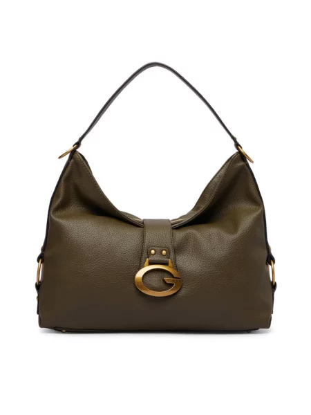 Guess Torebka Camden ciemny zielony