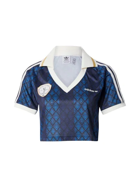 ADIDAS ORIGINALS Tricou albastru marin / albastru închis alb