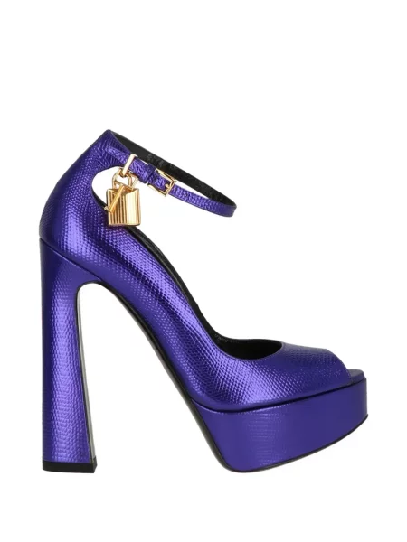 Sandale Tom Ford cu platformă violet