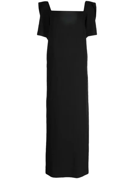 Rochie Pushbutton cu funde de costum negru