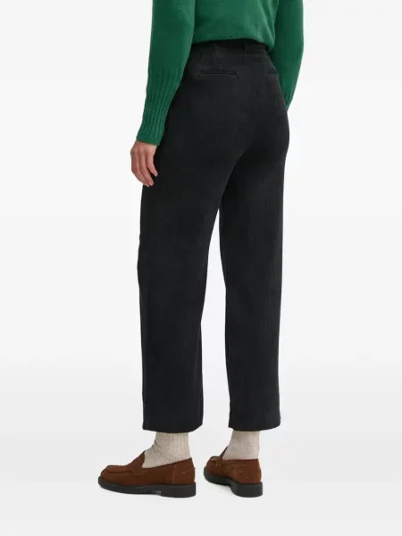 Pantaloni Benetton de catifea cord negru