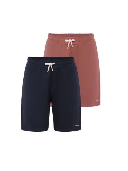 Williot Kalhoty antracitová / červeň burgundská