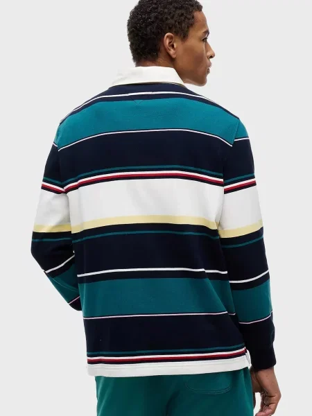 Поло Tommy Jeans в полоску