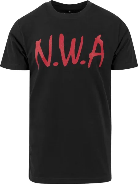 Mister Tee Tričko N.W.A červená černá