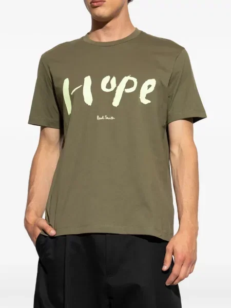 Tricou Paul Smith cu imagine verde