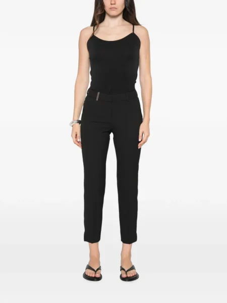 Cu centură pantaloni Peserico negru