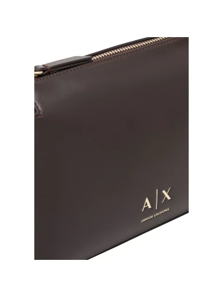 Geanta crossbody Eax din piele maro