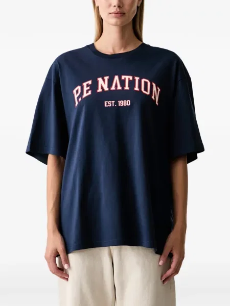 Tricou P.e Nation cu imagine albastru