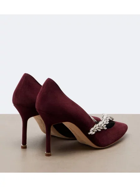 Pantofi cu toc Balenciaga din piele de căprioară