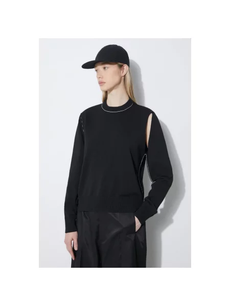 Maison Margiela sweter lekki czarny