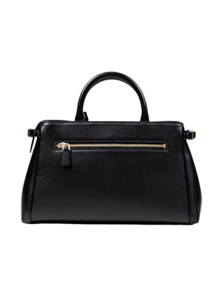 Lniana listonoszka Guess czarna