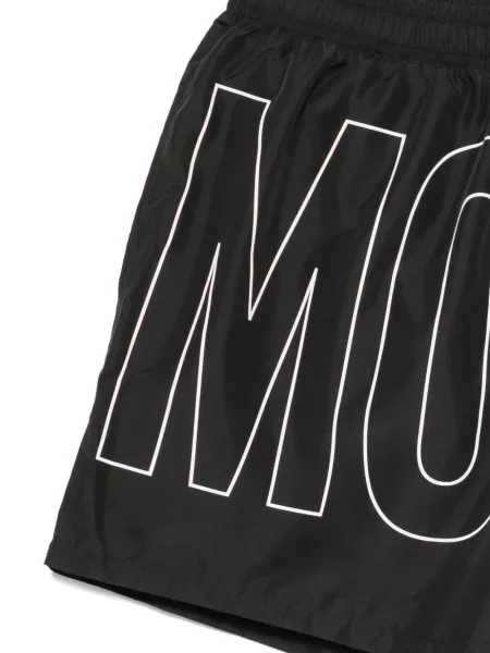 Долнища на бански Moschino с принт с връзки черно