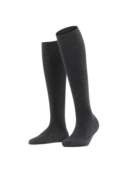 Podkolanówki Falke Softmerino szare