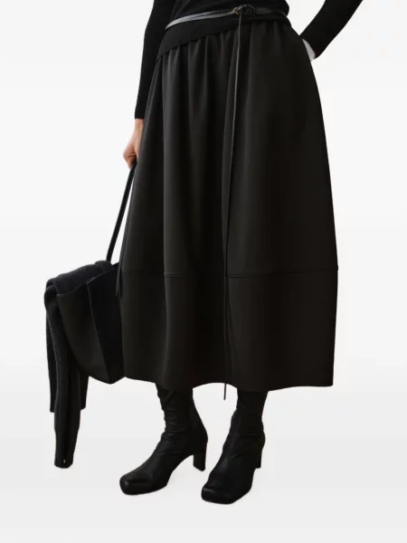 Fustă midi Less negru