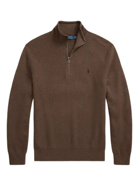 Μικρός κασκέτο Polo Ralph Lauren με χαμηλή μέση υφαίνω διαγωνίως πράσινο