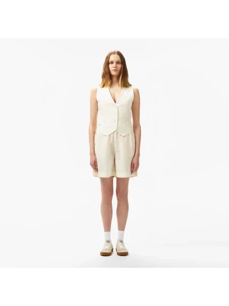 Lacoste блузка Slim Fit біла