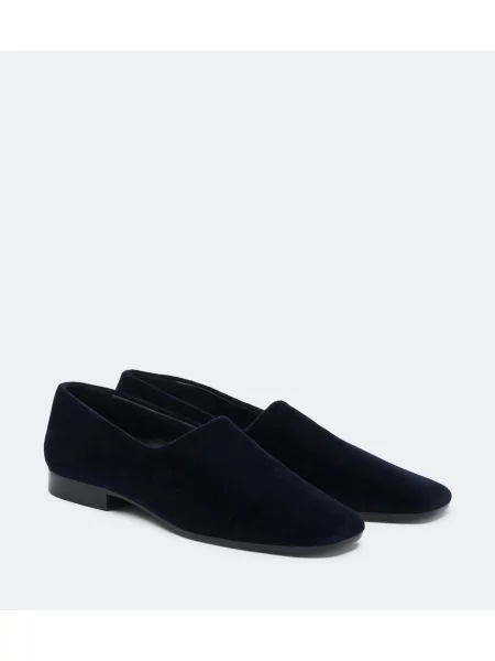 Loafersy The Row modrá