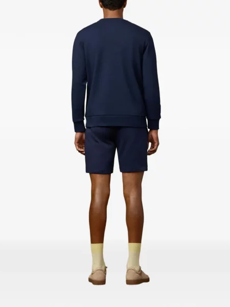 Суитчър Hackett London с кръгло деколте с автограф синьо