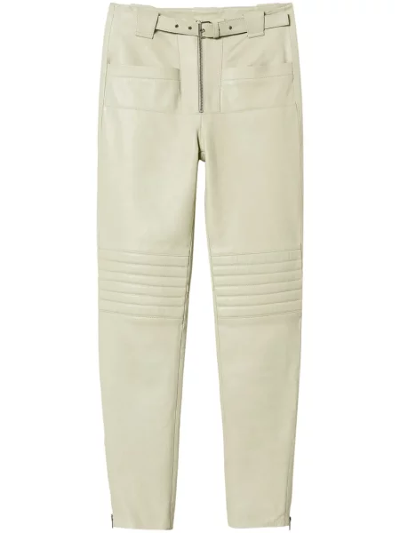 Spodnie Twinset skórzane biker