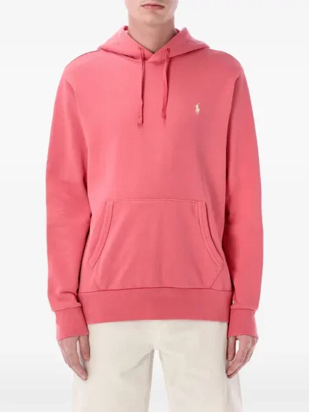 Hanorac cu glugă Polo Ralph Lauren cu broderie roz