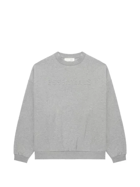 Hanorac Fear Of God Essentials cu autograf gri