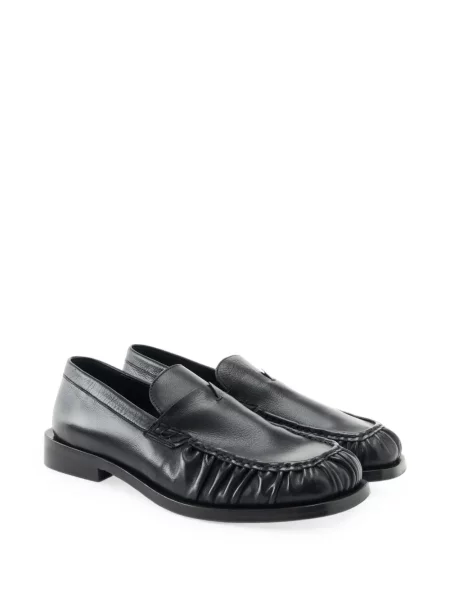 Pantofi loafer Lottusse din piele negru