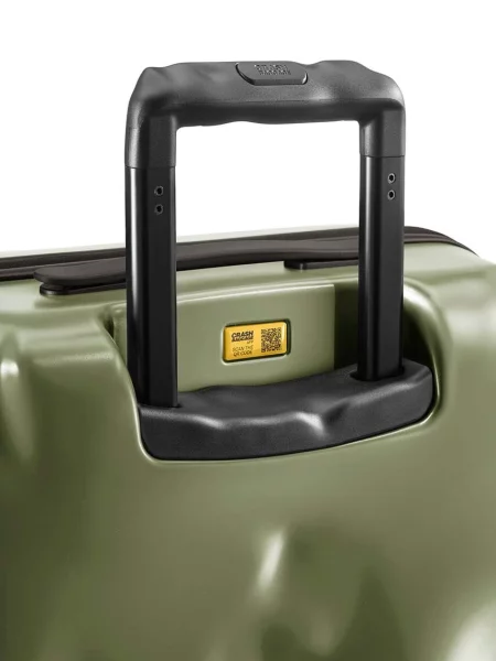 Crash Baggage bőrönd ICON Medium Size sárga zöld
