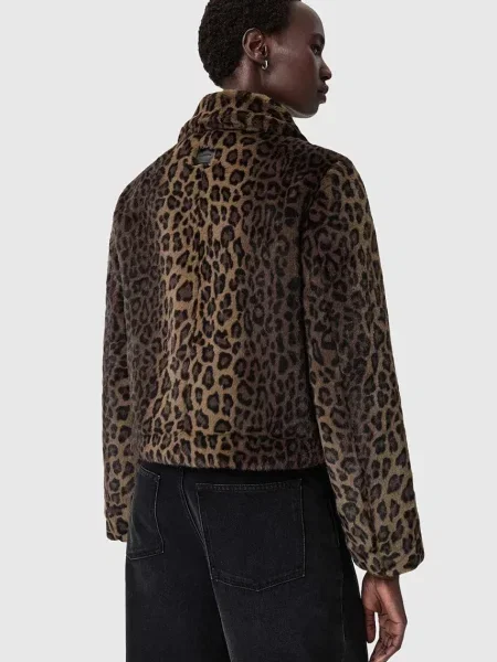 AllSaints kurtka przejściowa brązowy