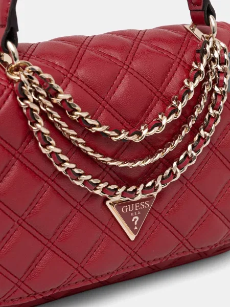 Кожаная сумка через плечо Guess