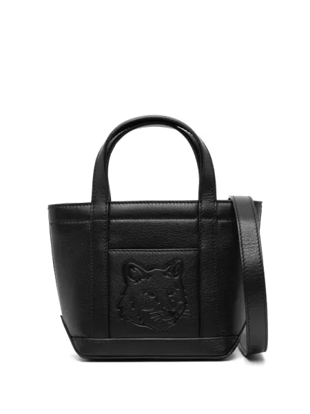 Geantă Maison Kitsune negru