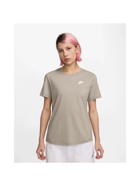 Koszulka z krótkim rękawem Nike Sportswear Club Essentials XS beżowy