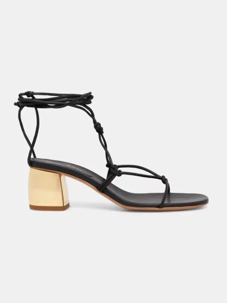 Шкіряні сандалі Forte Forte чорний