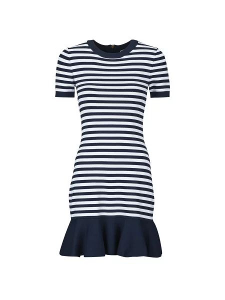 Mini obleka Michael Michael Kors s črtami na zvonec