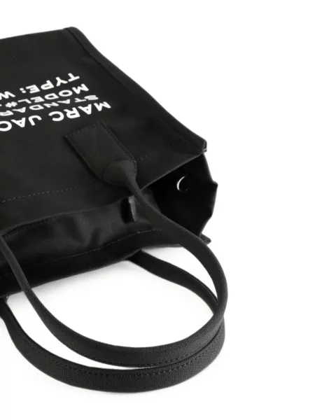 Geantă shopper Marc Jacobs cu imagine negru