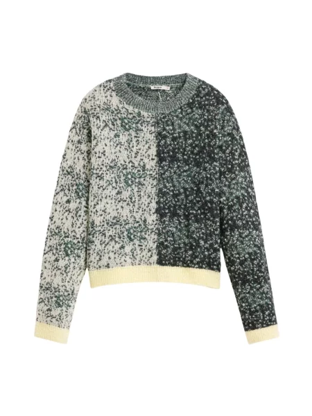 Sweter Desigual wełniany zielony