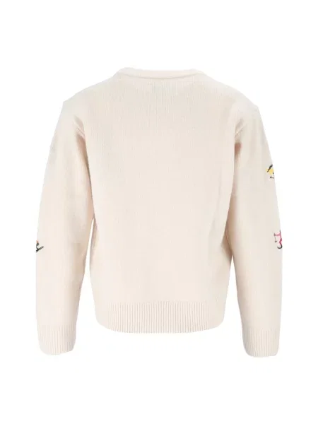 Sweter Mc2 Saint Barth wełniany beżowy